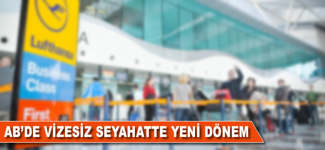 AB'de vizesiz seyahatte yeni önlem