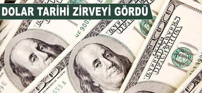 Dolar/TL Yellen'ın açıklamalarıyla tarihi zirveyi gördü