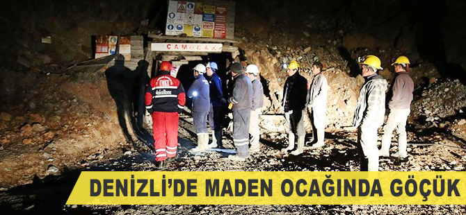 Denizli'de maden ocağında göçük