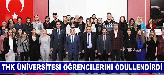 THK Üniversitesi öğrencilerini ödüllendirdi