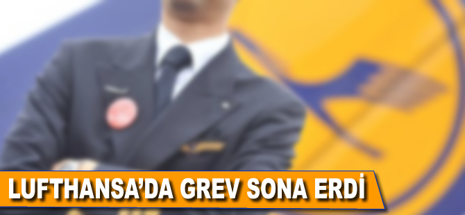 Lufthansa'da grev sona erdi