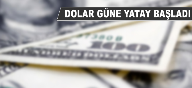 Dolar/TL güne yatay başladı