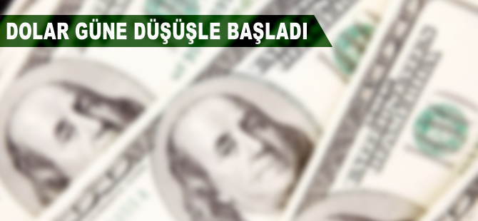 Dolar/TL güne düşüşle başladı