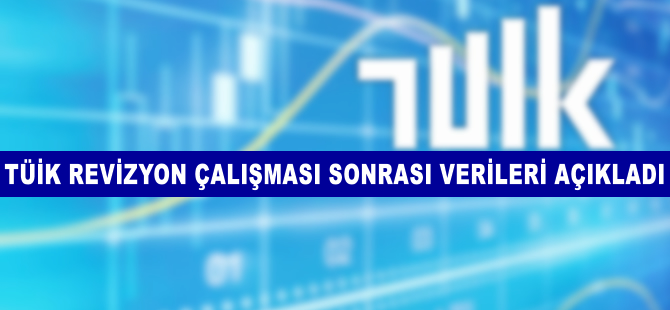 TÜİK revizyon çalışması sonrası verileri açıkladı