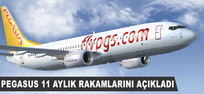 Pegasus 11 aylık rakamları açıkladı