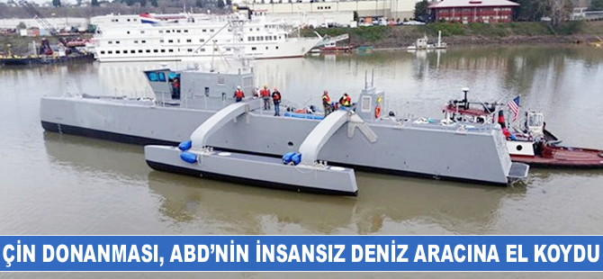 Çin donanması, ABD'ye ait insansız denizaltı aracına el koydu