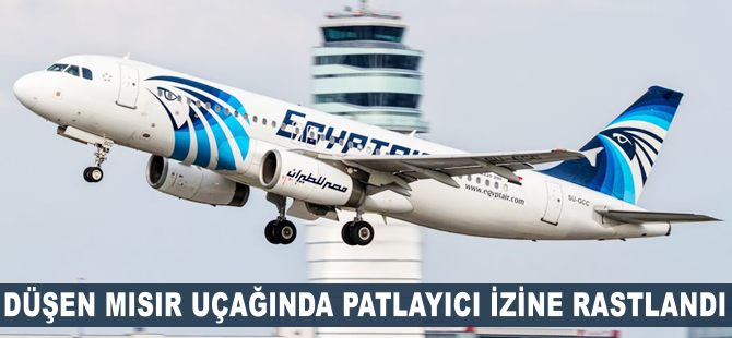 Düşen EgyptAir uçağında patlayıcı izi bulundu