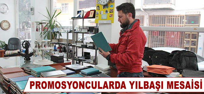 Promosyoncularda yılbaşı mesaisi