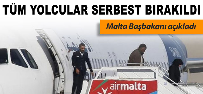 Afriqiyah uçağındaki tüm yolcular serbest bırakıldı