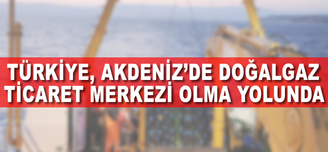 Türkiye, Akdeniz'de doğalgaz ticaret merkezi olma yolunda