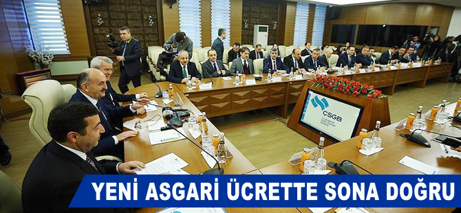 Yeni asgari ücrette sona doğru