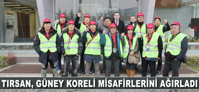 Tırsan Güney Koreli misafirlerini Adapazarı Fabrikası'nda ağırladı