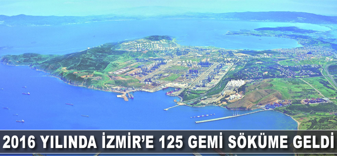 İzmir'de 2016 yılında 125 gemi parçalandı