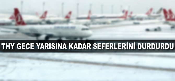 THY 24.00'e kadar Atatürk Havalimanı'ndan seferlerini durdurdu