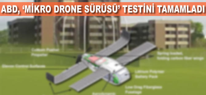 ABD 'mikro drone sürüsü' testini tamamladı