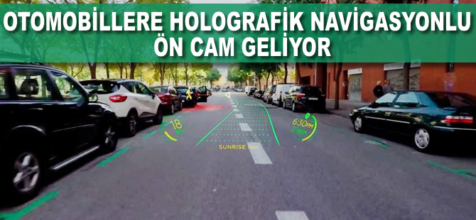 Otomobillere holografik navigasyonlu ön cam geliyor