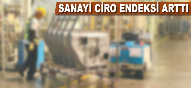 Sanayi ciro endeksi arttı