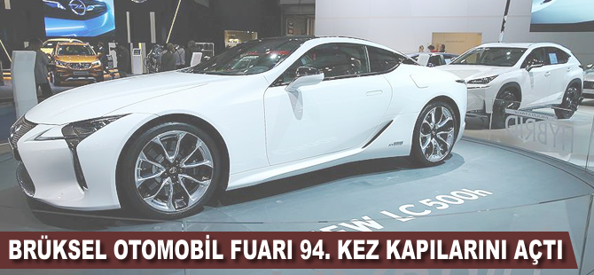 Brüksel Otomobil Fuarı 94. defa kapılarını açtı