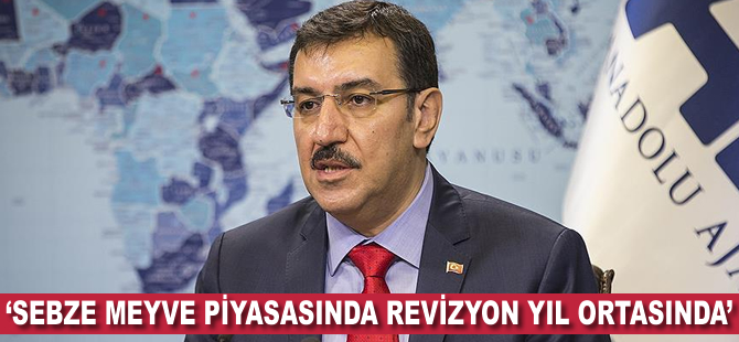 'Sebze meyve piyasasında revizyon yıl ortasında'