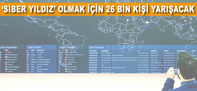 'Siber yıldız' olmak için 26 bin kişi yarışacak