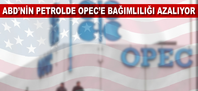 ABD'nin petrolde OPEC'e bağımlılığı azalıyor