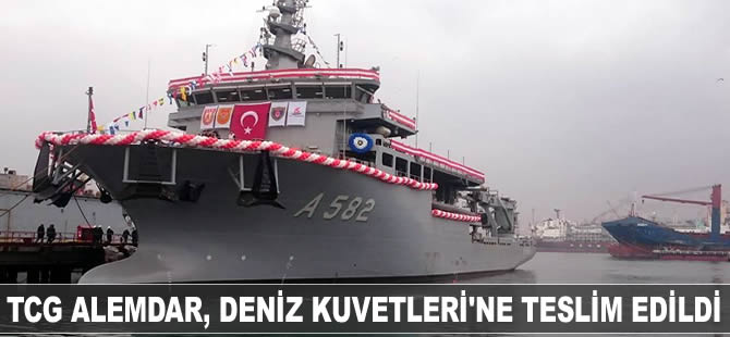 TCG Alemdar, Deniz Kuvvetleri Komutanlığı'na teslim edildi