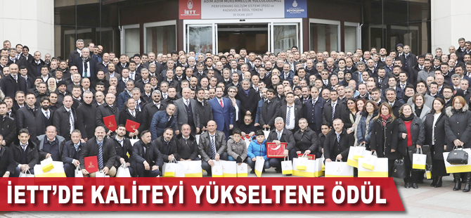 İETT’de kaliteyi yükseltene ödül