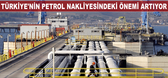 Türkiye'nin, petrolün Avrupa'ya taşınmasındaki stratejik önemi giderek artıyor