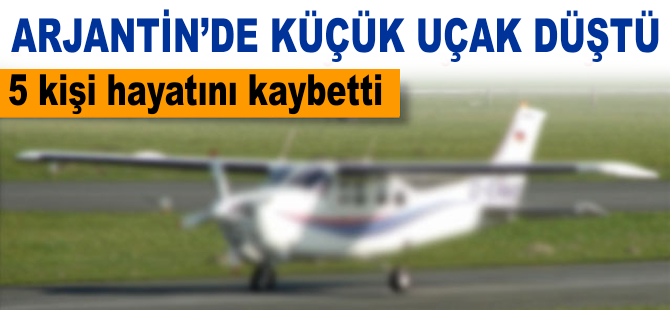 Arjantin'de küçük uçak kazası