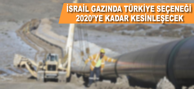 İsrail gazında Türkiye seçeneği 2020'ye kadar kesinleşecek