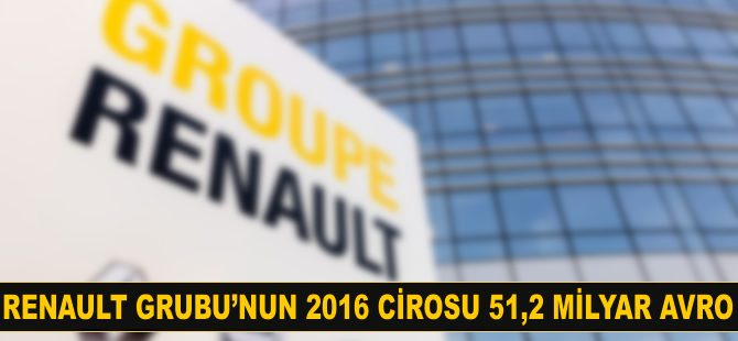 Renault Grubu'nun 2016 cirosu 51,2 milyar avro