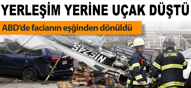 ABD'de uçak yerleşim yerine düştü