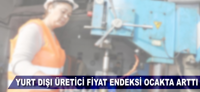 Yurt Dışı Üretici Fiyat Endeksi ocakta arttı