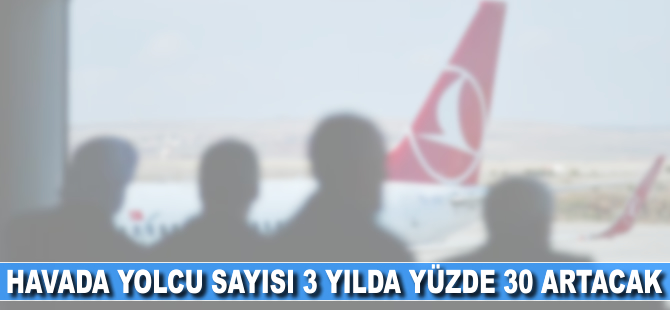 Havada yolcu sayısı 3 yılda yüzde 30 artacak