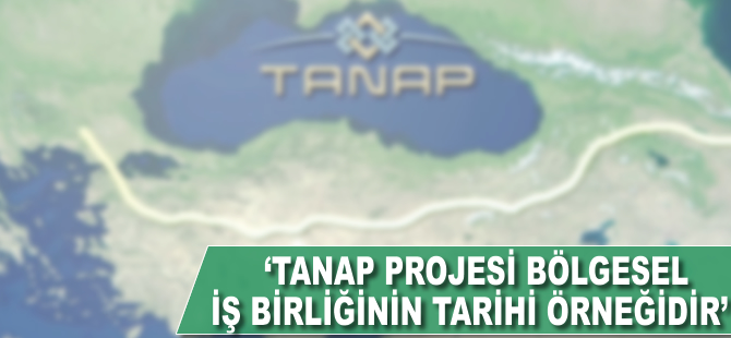 'TANAP projesi bölgesel iş birliğinin tarihi örneğidir'