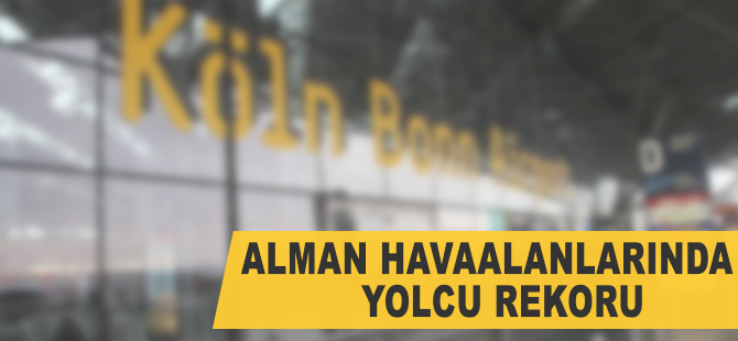 Alman havaalanlarında yolcu rekoru