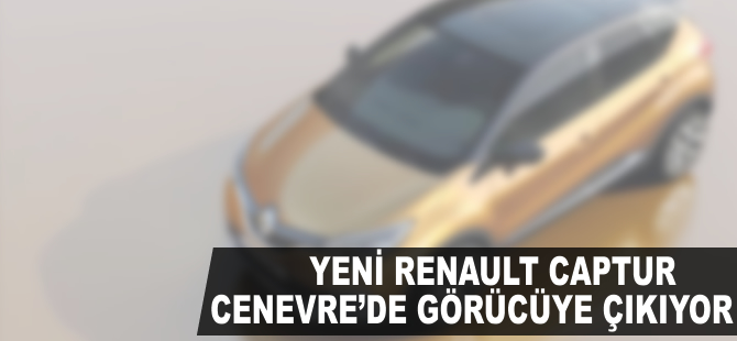 Yeni Renault Captur Cenevre'de görücüye çıkıyor