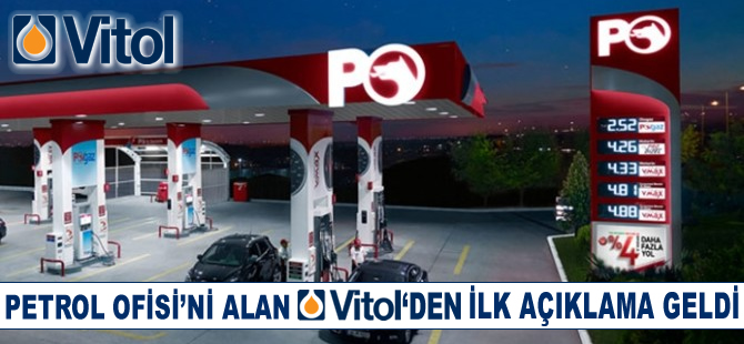 Petrol Ofisi'ni alan Vitol'den ilk açıklama geldi