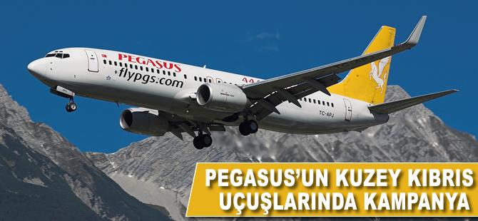 Pegasus Kuzey Kıbrıs’a 2. kişiyi bedava uçuruyor