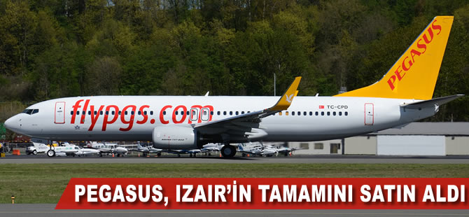 Pegasus, İzair'in tamamını aldı