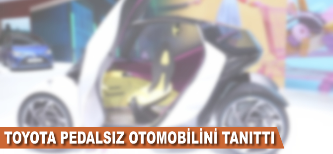 Toyota pedalsız otomobilini tanıttı