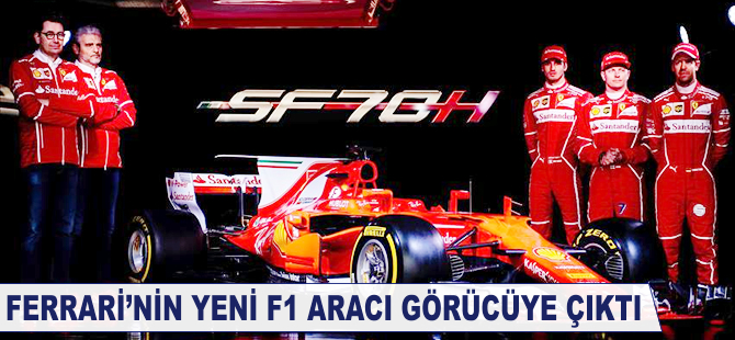 Ferrari'nin yeni F1 aracı görücüye çıktı