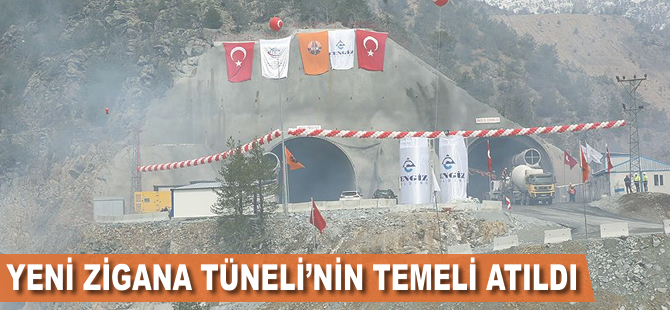 Yeni Zigana Tüneli'nin temeli atıldı