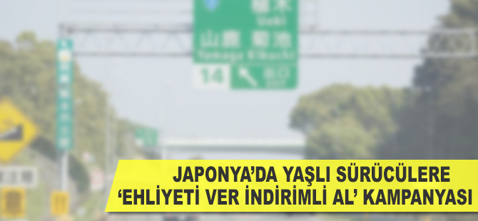 Japonya'da yaşlı sürücülere 'ehliyeti ver indirimli al' kampanyası