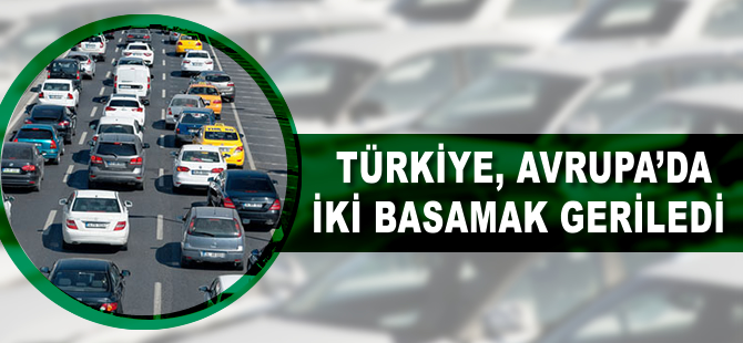 Türkiye, Avrupa'da 2 basamak geriledi