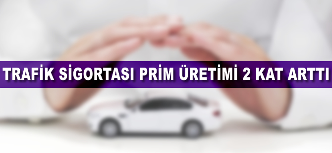 Trafik sigortası prim üretimi iki kat arttı