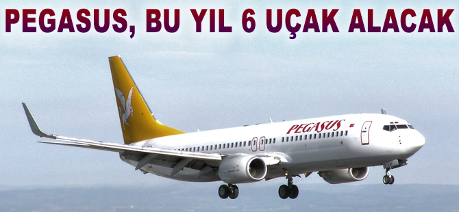 Pegasus bu yıl 6 uçak alacak