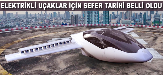 Elektrikli uçaklar için sefer tarihi belli oldu