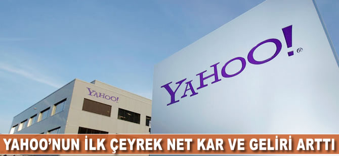 Yahoo'nun ilk çeyrek net kar ve geliri arttı