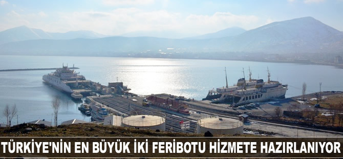 Türkiye'nin en büyük iki feribotu hizmete hazırlanıyor